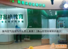 室內空氣治理為什么那么重要？[佛山百悅環保知識普及]